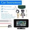 3-in-1 Auto Car LCD Meter Digital Oil Pressure Voltage Water Temperature Gauge Universal Instrument 9-36V for Car/Truck/SUV/RV