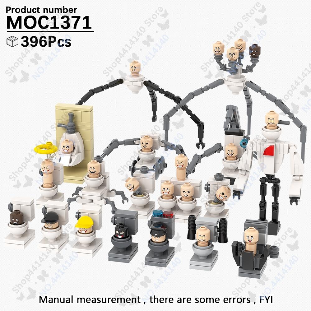 

MOOXI Аниме Серия Фигурки Скибиди Туалет Оператор Битва Робот Строительные Блоки Модель MOC Кирпичики Сделай Сам Монтессори Игрушки Детские Подарки