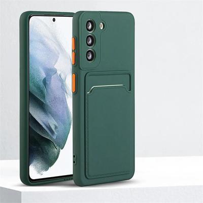 Handyhülle mit Kartensteckplatz und Halter für Samsung Galaxy S24 S23 S22 S21 S20 Plus FE Note 20 Ultra Bumper Wallet Soft Shockproof Cover