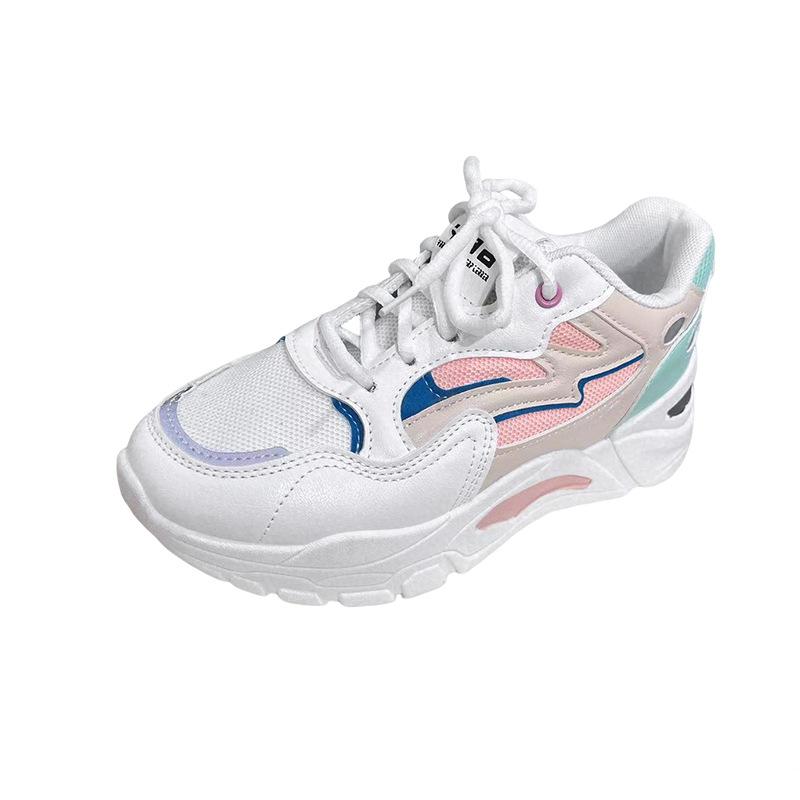 Fashion Height Increasing Chunky Sneakers Women New Fashion Lightweight Breathable Tenis Platform Mesh Sport Shoe Women's Casual Sneaker