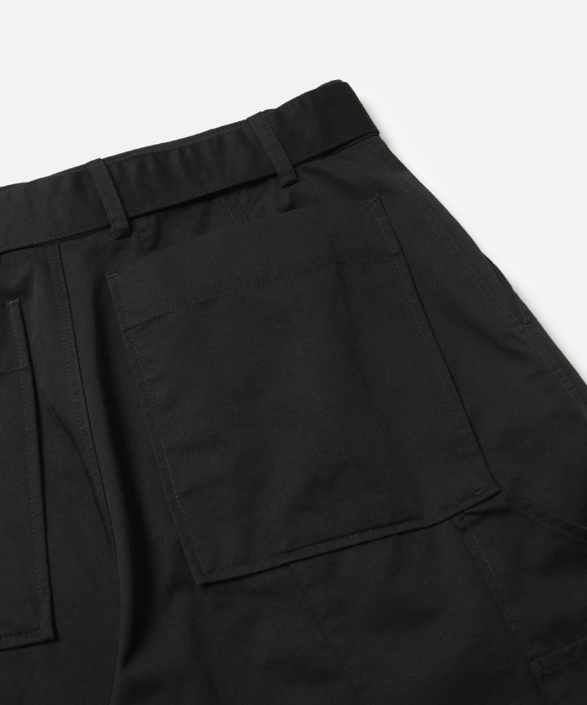 FRIZMWORKS Chino Belted Work Bermuda Shorts _ Black