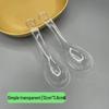 Disposable Transparent Dessert & Soup Spoons