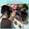 Sunglasses Uv Womens Sunscreen Summer Protection Big Face Thin Sunglasses Large Frame White Glasses