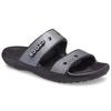 Crocs Classic Glitter II Σανδάλι Μαύρο Unisex Αθλητικά Παπούτσια 207769-001