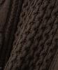 MILLO WOMEN Cable Stitch Pullover Knit [Brown]