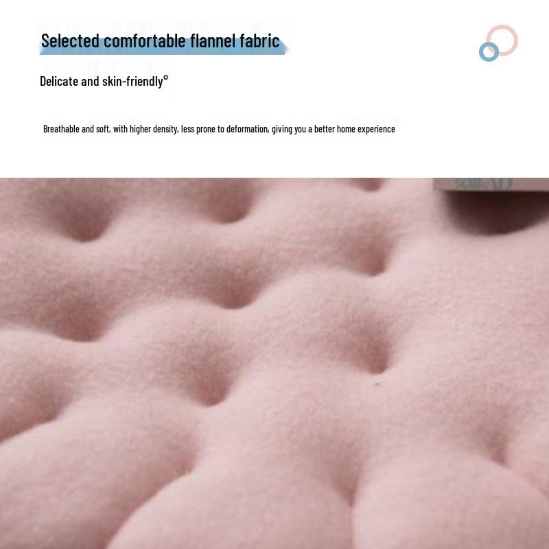 Japanese Handmade Irregular Cookie-Shaped Cushion - Creative Thickened Seat for Students and Home