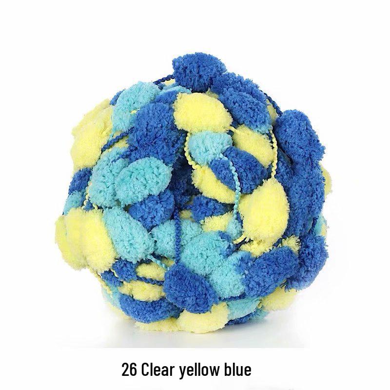 Bean Bean Hand-Knitted Thick Yarn Ball for DIY Projects: Large Ball for Carpets, Cushions, and Woven Blankets