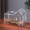 1pc Acrylic Reptile Box Clear Acrylic Reptile Habitat Box Reptile Feeding Box With Lids Mini Pet Breeding Container Pet Supplies