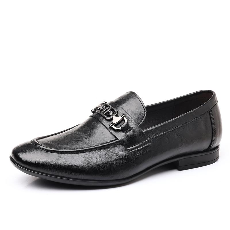 Fashion Genuine Leather Shoes For Man Leather Casual Shoes Fashion Business Oxford Shoes High Quality Designer Work Shoes