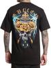 Camiseta de Manga Corta Estándar para Hombre Sullen Triton Rosa Arte Tatuaje Calavera Camiseta