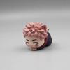 6CM Jujutsu Kaisen Anime Figur Itadori Yuji Satoru Gojo Sovende Katt PVC Q Versjon liggende 4 stk/Sett Modell Leker Gave Samling