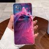 Case For Samsung Galaxy A42 M42 M32 M22 F22 Capa Clear Silicone Shells Soft TPU Back Cover Cute Rabbit Cat Dinasaur Phone Case