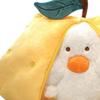 Collectible Pear Duck Plush Doll with Zipper for Children and Adults