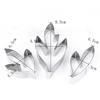 Fondant Cake Decoration Stainless Steel Tools Peony Flower Leaves Cutters Set