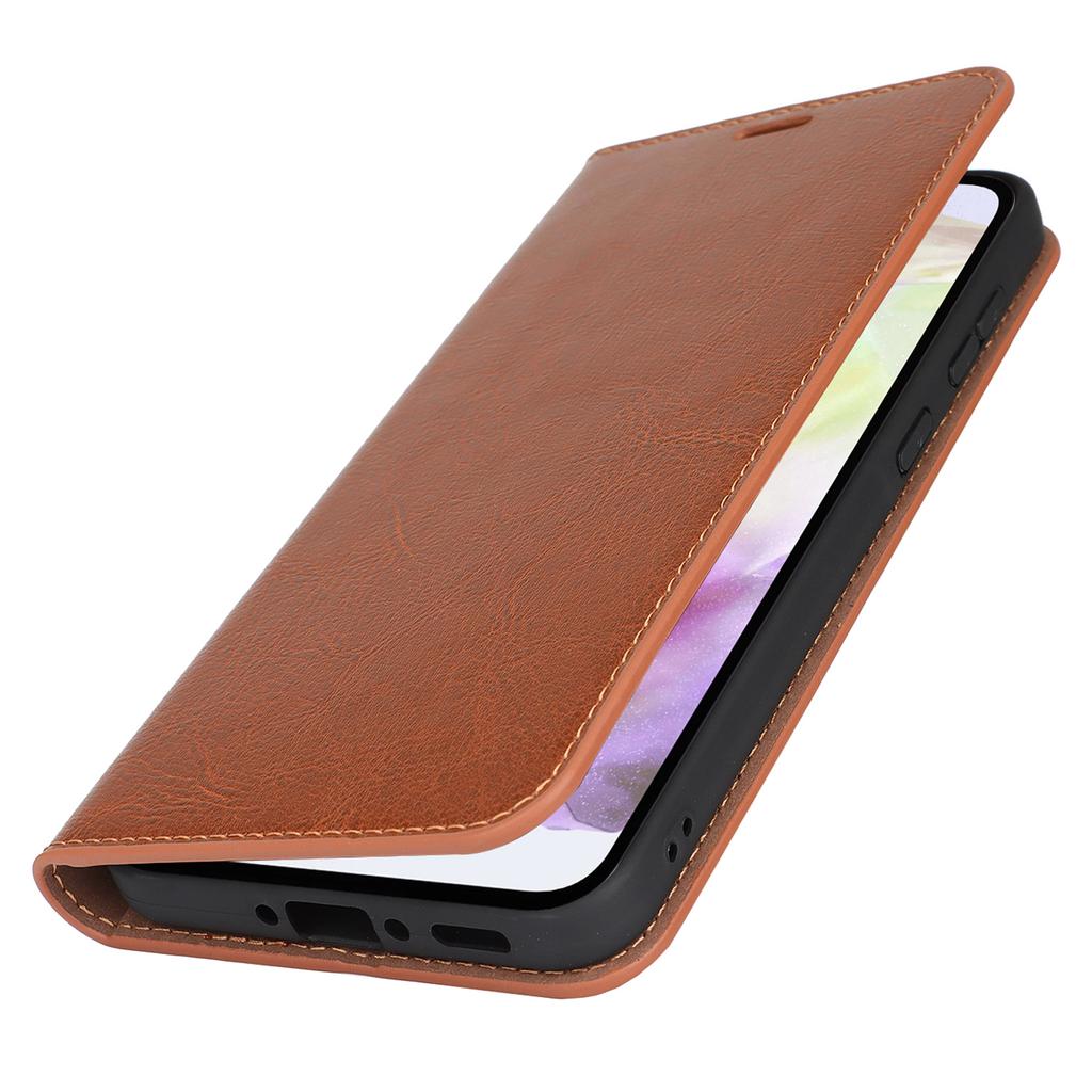 For Samsung Galaxy A56 5G/A36 5G Case Crazy Horse Texture Split Leather Wallet Phone Cover