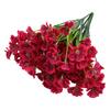 Artificial Violet Realistic Long Stem Fake Flower Home Office Wedding Party Table Centerpiece Indoor Outdoor Faux Bloom Decoration