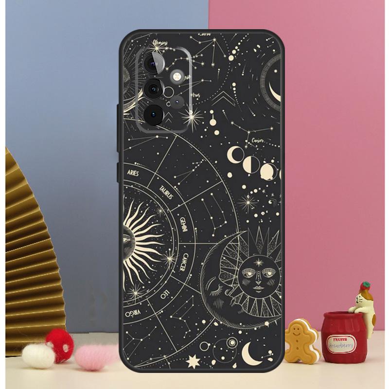 

Чехол Солнце Луна Знаки Зодиака Небесный для Samsung Galaxy A55 A35 A15 A36 A56 A26 A16 A06 A13 A33 A53 A34 A54 A12 A32 A52 A17 Samsung A17