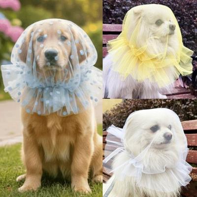 Breathable Dog Anti-Eating Veil Comfort Adjustable Pet Protective Mask Elastic Polyester Anti Chew Mouth Mask Behavior Control