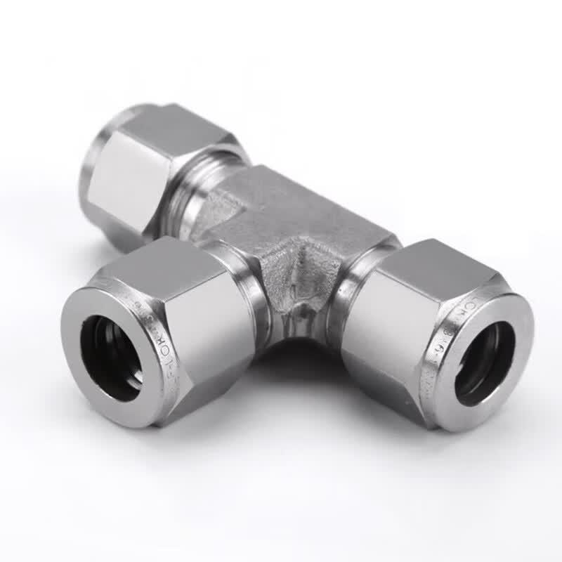 HYDY High Pressure Ferrule Tee Connector