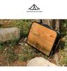 Retro Portable Folding Table for Outdoor Camping and Self-Driving Tours