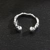 Fashionable Skull Bracelet Ring Earrings Handmade Jewellery Set Unisex Jewelry Fashion Accessories for Women and Men