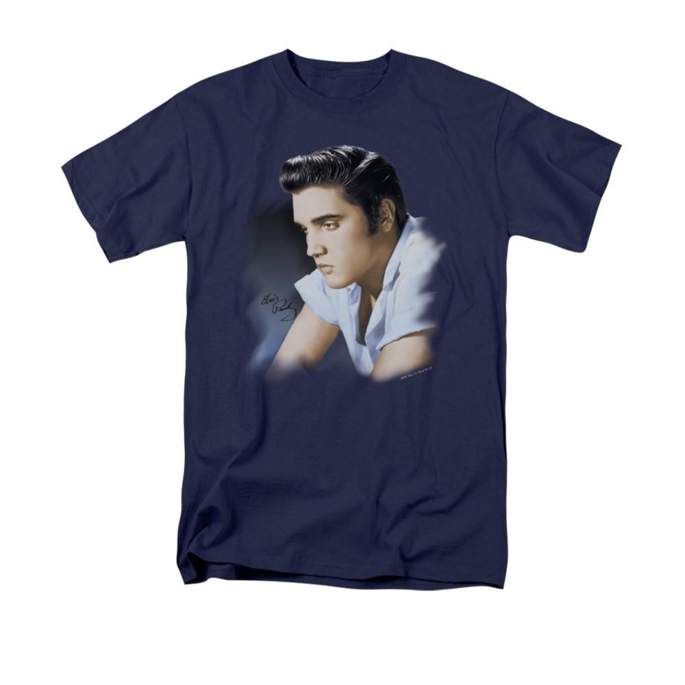 T-ShirtElvis Presley BLUE PROFILE Licensed Adult Men s Graphic Tee Shirt SM-5XL XXXXL