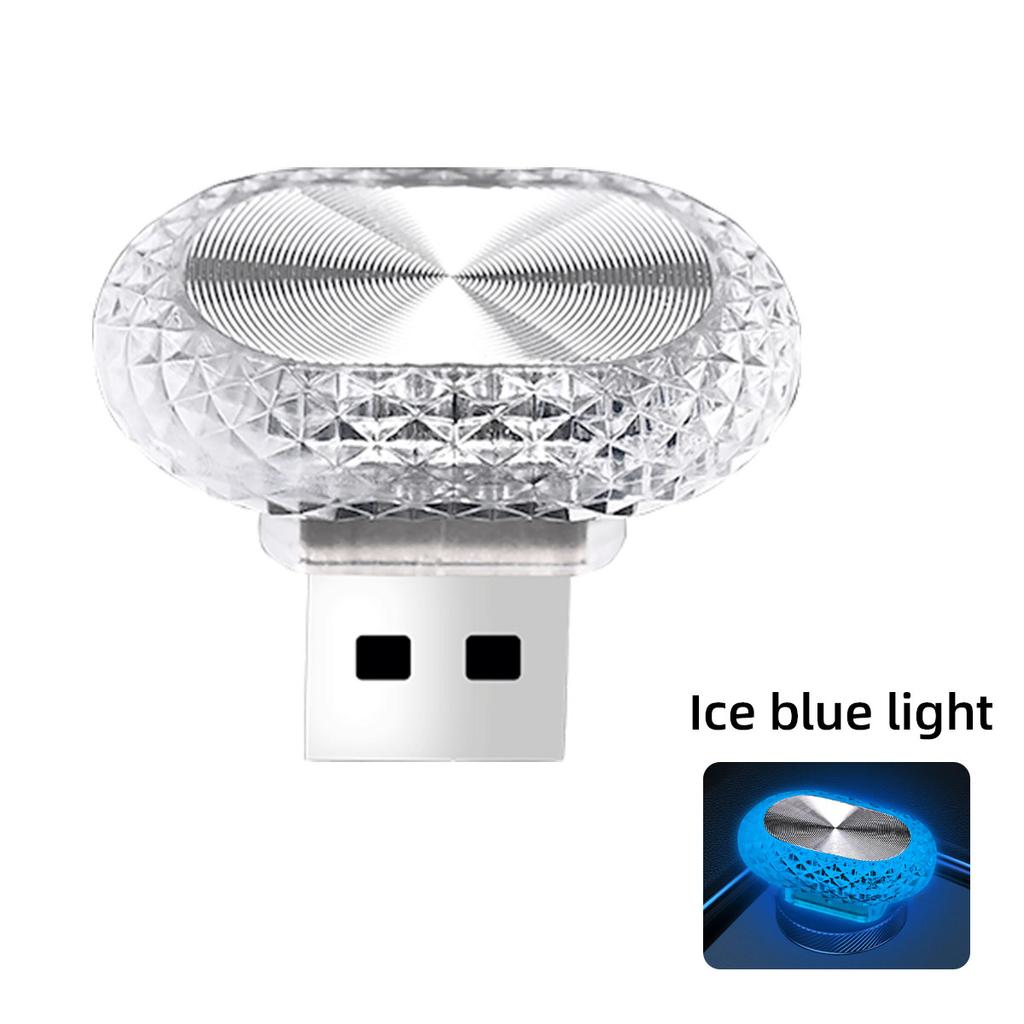 1/2/5/10PCS Car Interior Light LED Ambient Light Mini USB Decoration Light Environment Atmosphere Light RGB Car Accessories