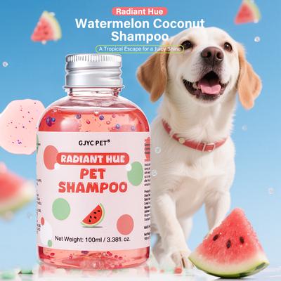 GJYC PET Bead Infused Natural Pet Color Shampoo Deep Cleansing Soothes Itchiness Softens Fluffy Fur Odor Removing For Dogs Cats