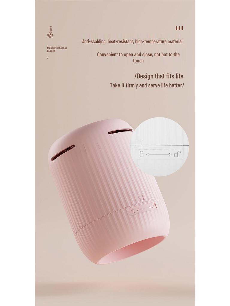 Fireproof Outdoor Incense and Mosquito Coil Holder with Lid