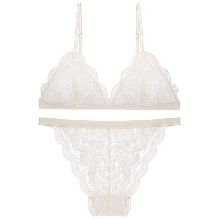 

Распродажа Французское бесшовное нижнее белье с треугольной чашкой женское ультратонкое кружевное с верхней поддержкой удобный дышащий бюстгальтер S32 белый