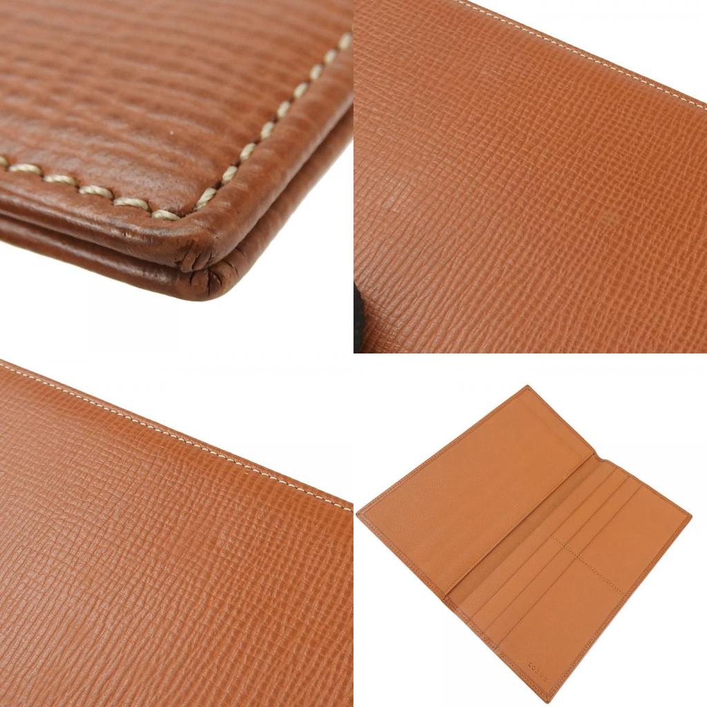 Used LOEWE Bill Compartment Leather Brown Slim