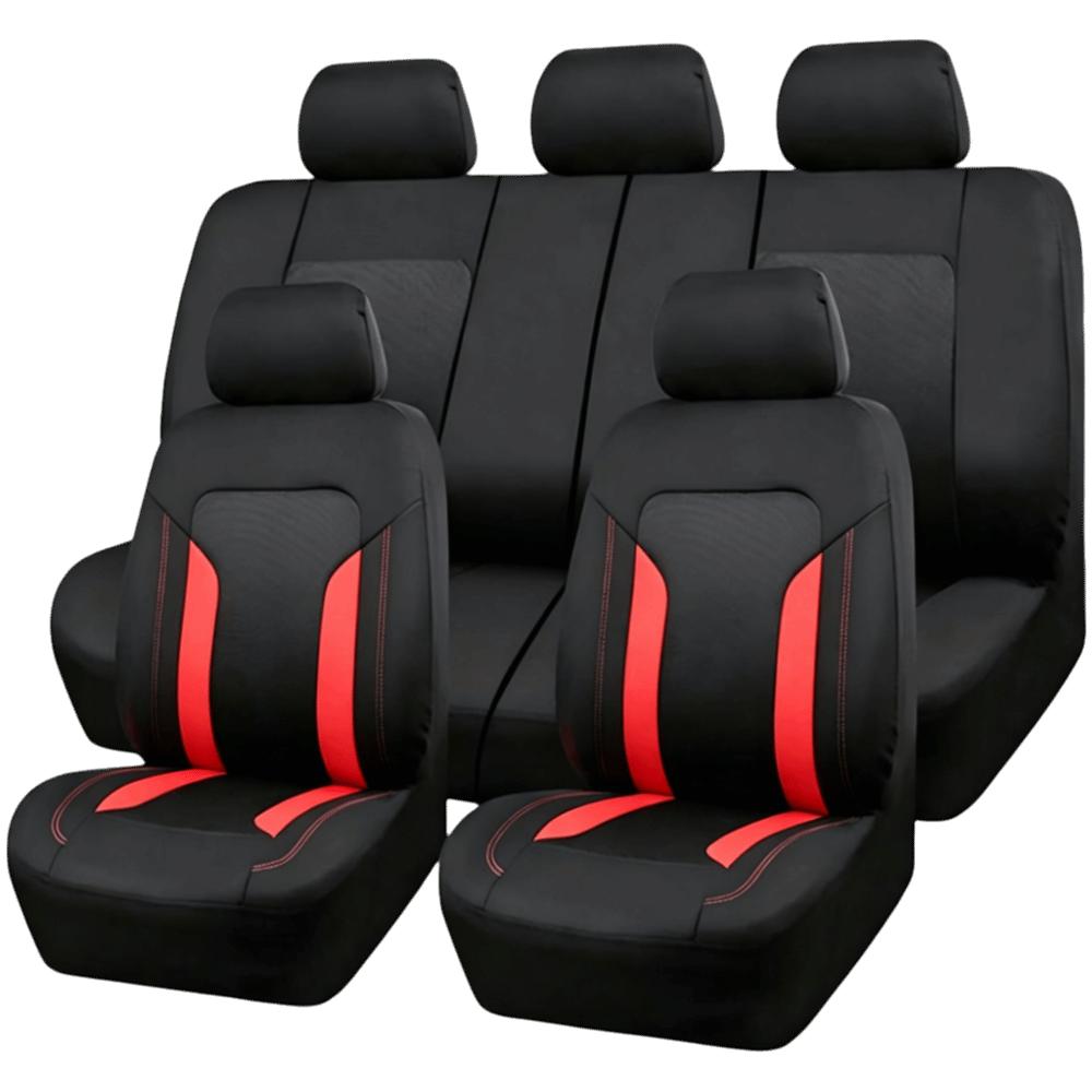 Universal Fit Car Seat Cover Set Gray Mesh 1/2 Seats Cover New Universal Car Seat Covers Sedans