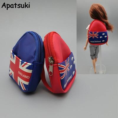 Mode Puppen Tasche Rucksack Für Blythe Puppe Rucksack Packsack Für 11,5 "Puppen DIY 1/6 Puppe Zubehör Mini Münze Tasche