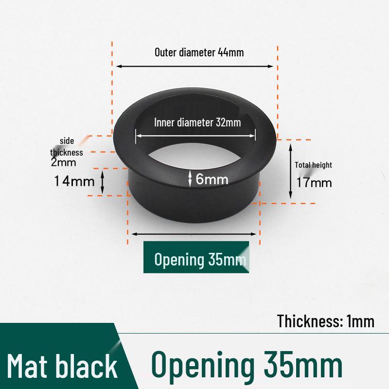 Round Cable Grommet: Desk Cable Organizer & Ventilation Cover