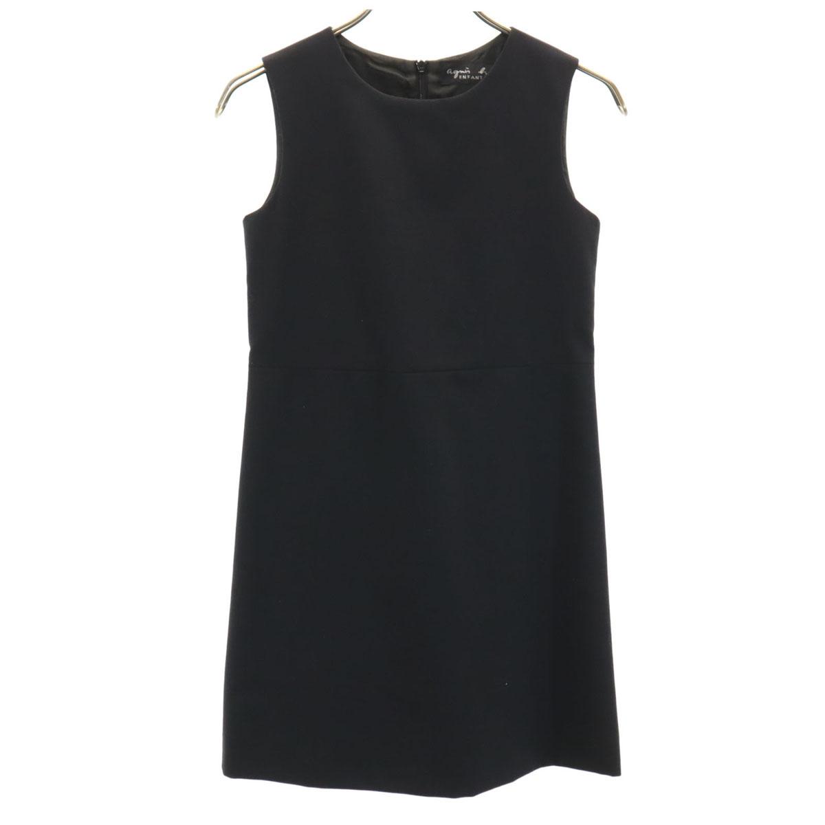 

agnes b. ENFANT Made in France No sleeve one piece 10ans black Kid s Used