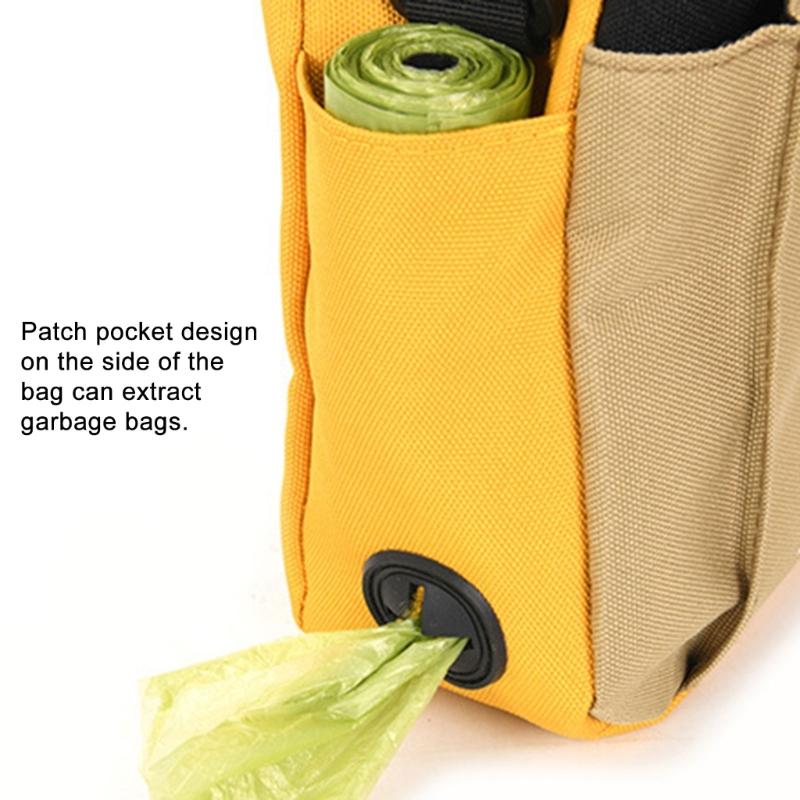 Dog Training Bag Adjustable Pet Treat Pouch Outdoor Walking Bag Pet Supplies Treat Waist Bag Pet Outdoor Treats Bag