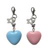 Fashion Camera Charm Bag Pendant Mobile Phone Pendant Stylish Heart Keychains Alloy Texture Unique Key Holder for Daily