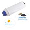 HEIYE Replacement Water Filter Cartridges for DeLonghi DLS-C002 Automatic Coffee Machine, 2 PCS, Compatible with Activated Carbon Fabric Softeners