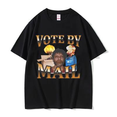 Vote Par Correspondance T-shirts Imprimés Graphiques Ted Kaczynski Homme Femme Coton Décontracté Vintage Manches Courtes T-shirt Hip Hop Été