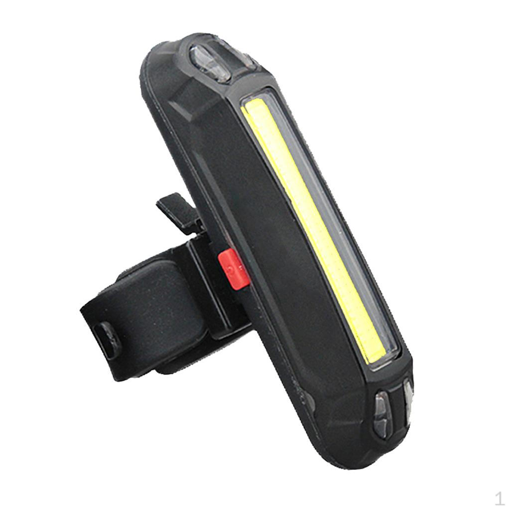 USB Rechargeable Front Rear Light Safety Strobe Flash Lights Red Red White Light