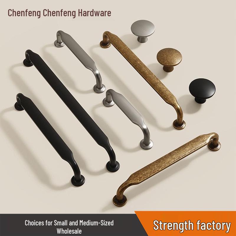 Modern Zinc Alloy Cabinet and Drawer Handle - Furniture Hardware Accessory