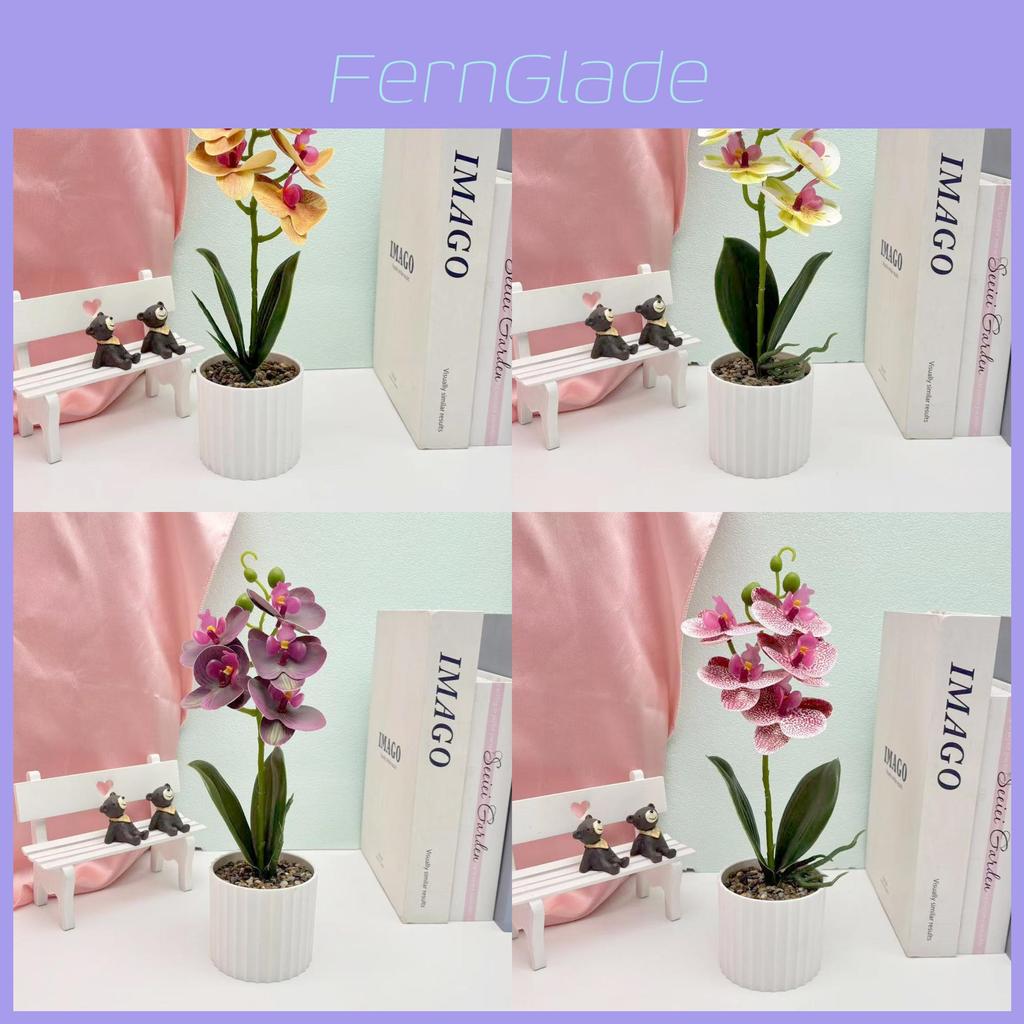 Décoration de Plante Orchidée avec Fleur de Pluie Artificielle pour Décoration de Maison et d'Événement