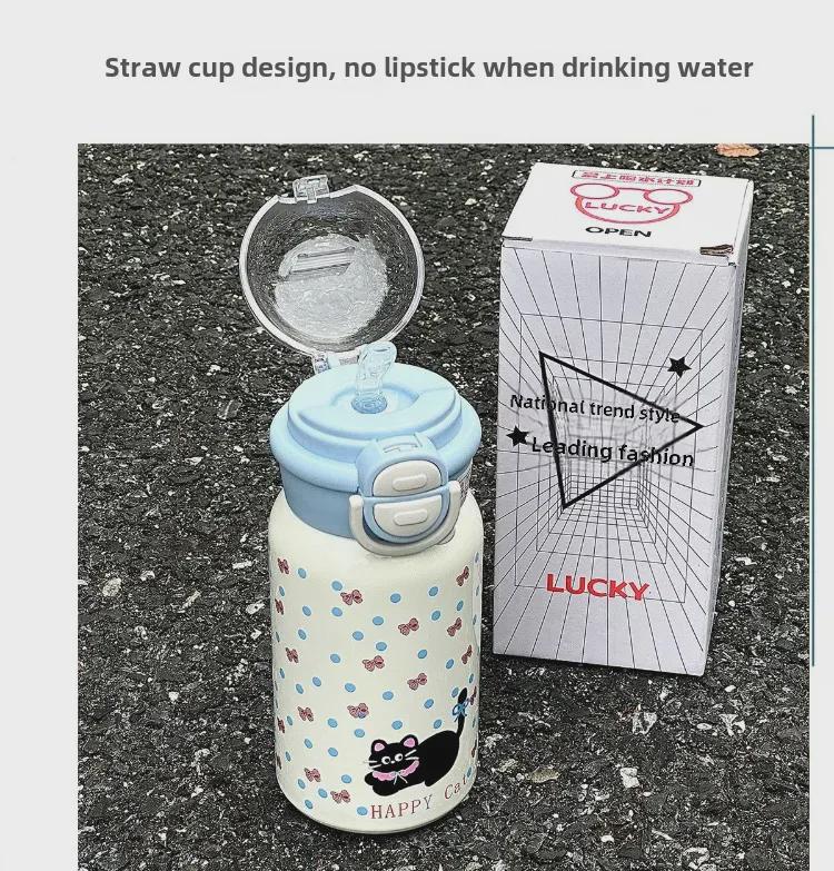 Planet Kitten Söt Tecknad Dubbel Rostfri Sugkopp