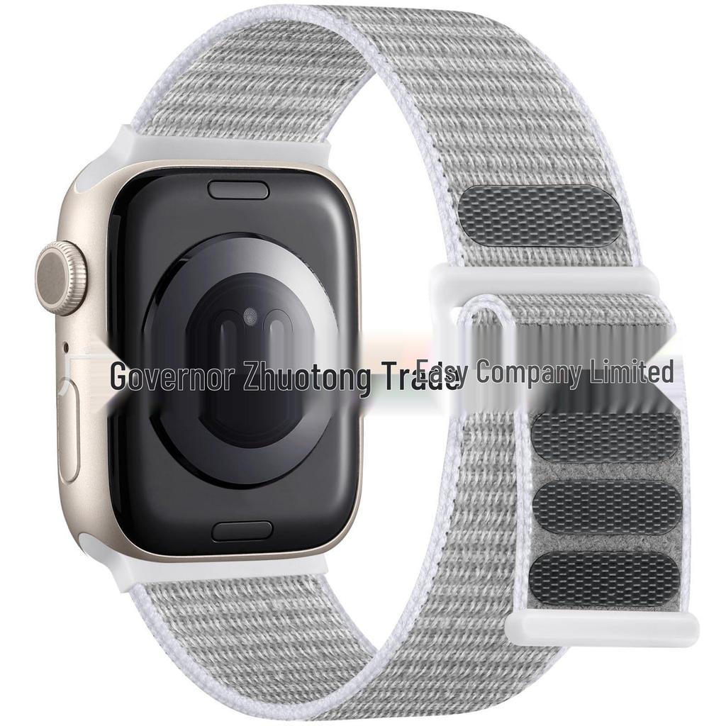 Compatible Apple iWatch11 Double Section Nylon Loop Strap Ultra3 Woven Band