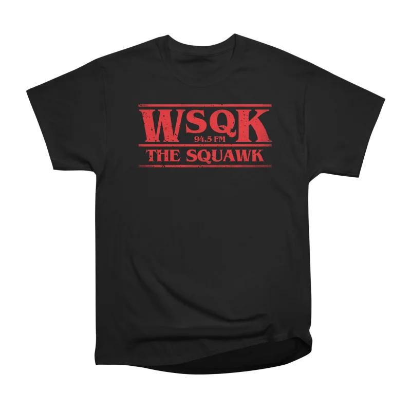 Men Casual Shirts Short Sleeves WSQK THE SQUAWK Black Tees Oversized T-shirts S разноцветный