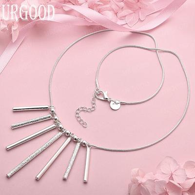 Bijoux de Mariage en Argent Sterling 925 Collier Chaîne Serpent 20 pouces
