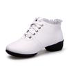 Square Dance Shoes Dance Shoes Female Adult Soft Sole Middle Heel Sailor Dance Shoes Dance Shoes Performance Shoes New Mesh