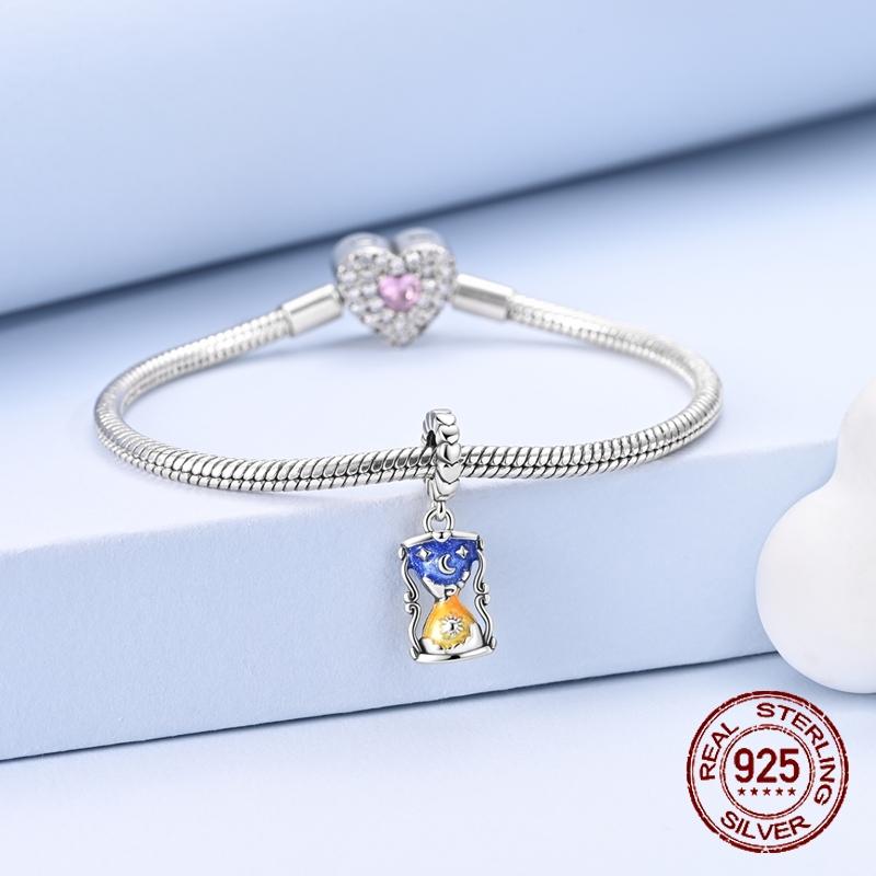 Sun Moon Hourglass Charms Copper Dangle Pendant Fit Bangle Bracelet Necklace Diy Jewelry