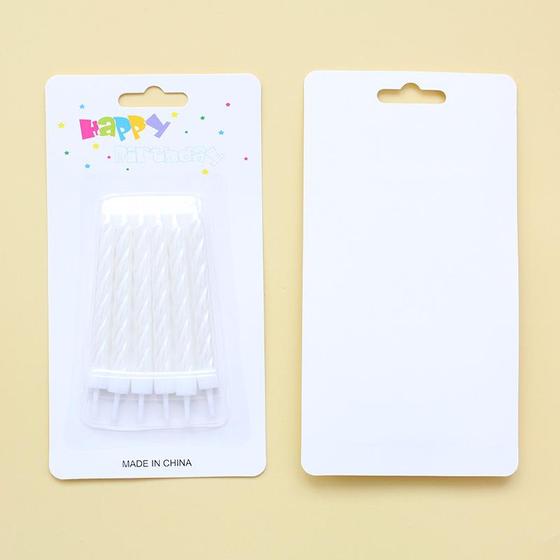 

Large 6-piece Threaded Candle Pearlescent White Pink Suction Card Spiral Romantic Party Birthday Candle Pink - Large 6 Pearl Threaded Candles