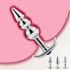 4 Style Metal Anal Plug Outdoor Wear Butt Plug Sex Toys with Crystal Jewelry Insert Anal All Day Suitable for Women Men Bdsm